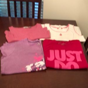 Lot os 4 shirts varies 2 t -shirts and 2 tank tops